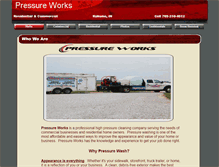 Tablet Screenshot of pressure-works.com